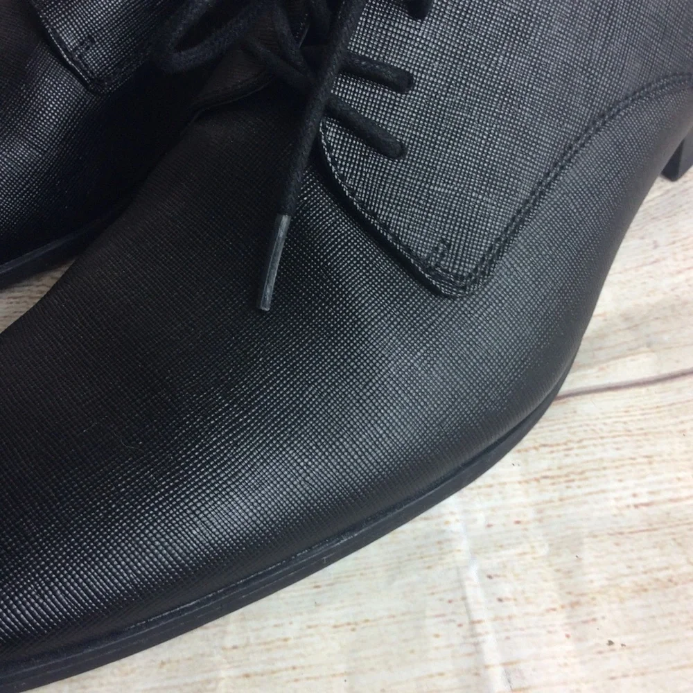 Calvin Klein Brodie Oxford black leather. Size 11